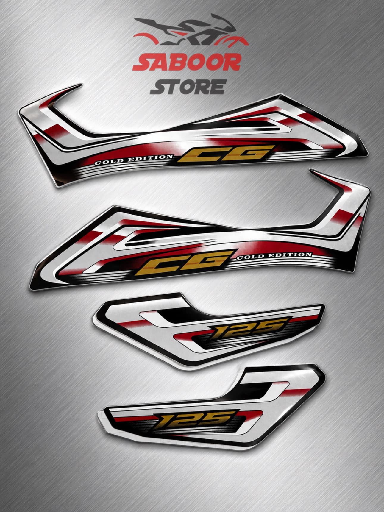 Honda 125 2026 Custom Gold Edition Sticker