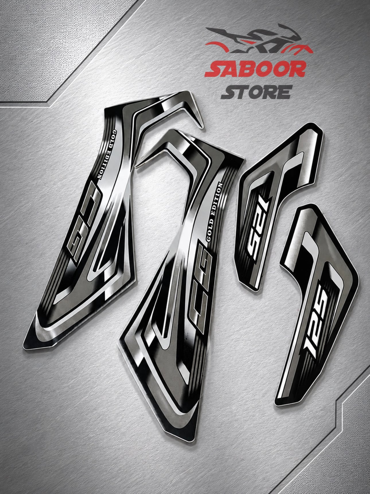 Honda 125 2026 Custom Gold Edition Sticker
