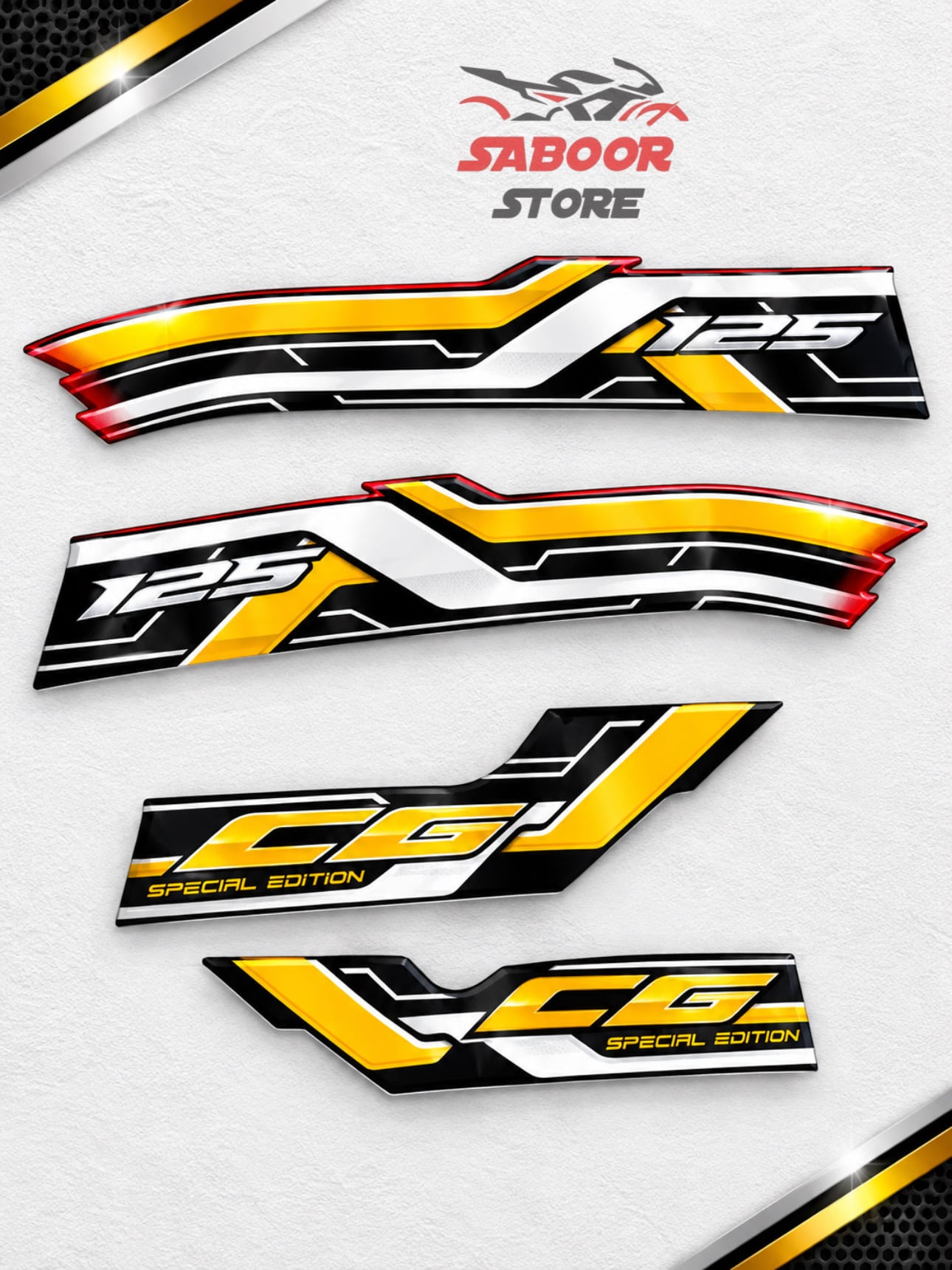 Honda 125 27 Model Self Edition Stickers