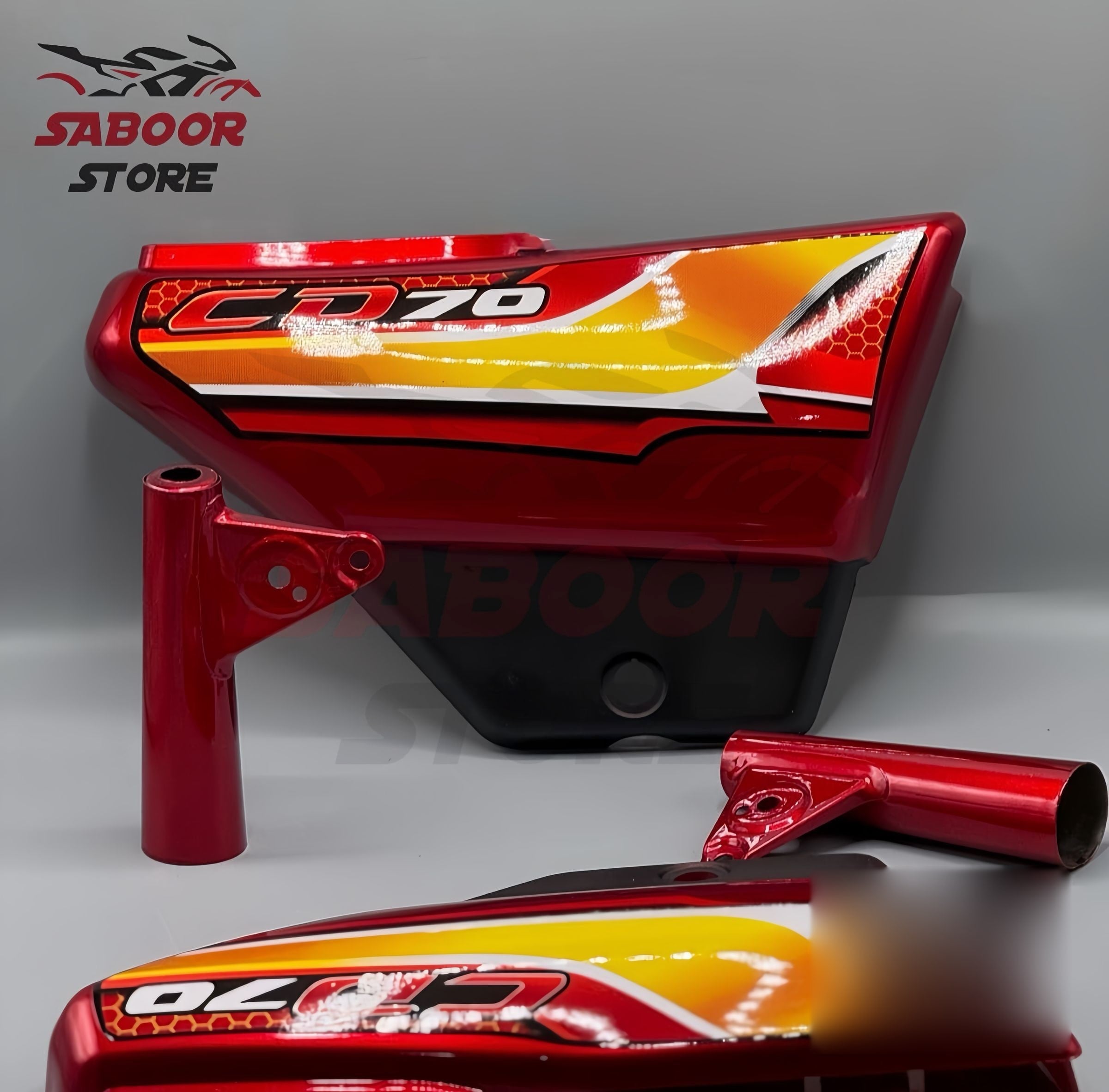 Honda 70 26 Red Custom Outfit — view 3